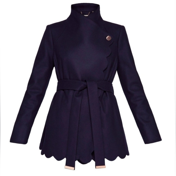 💙🟦 TED BAKER wool and Cashmere coat - Picture 2 of 13